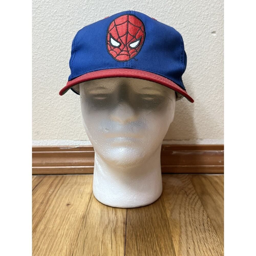 Vintage 1993 SpiderMan Hat Cap Marvel Comics Blockhead American Needle SnapBack - Picture 1 of 5